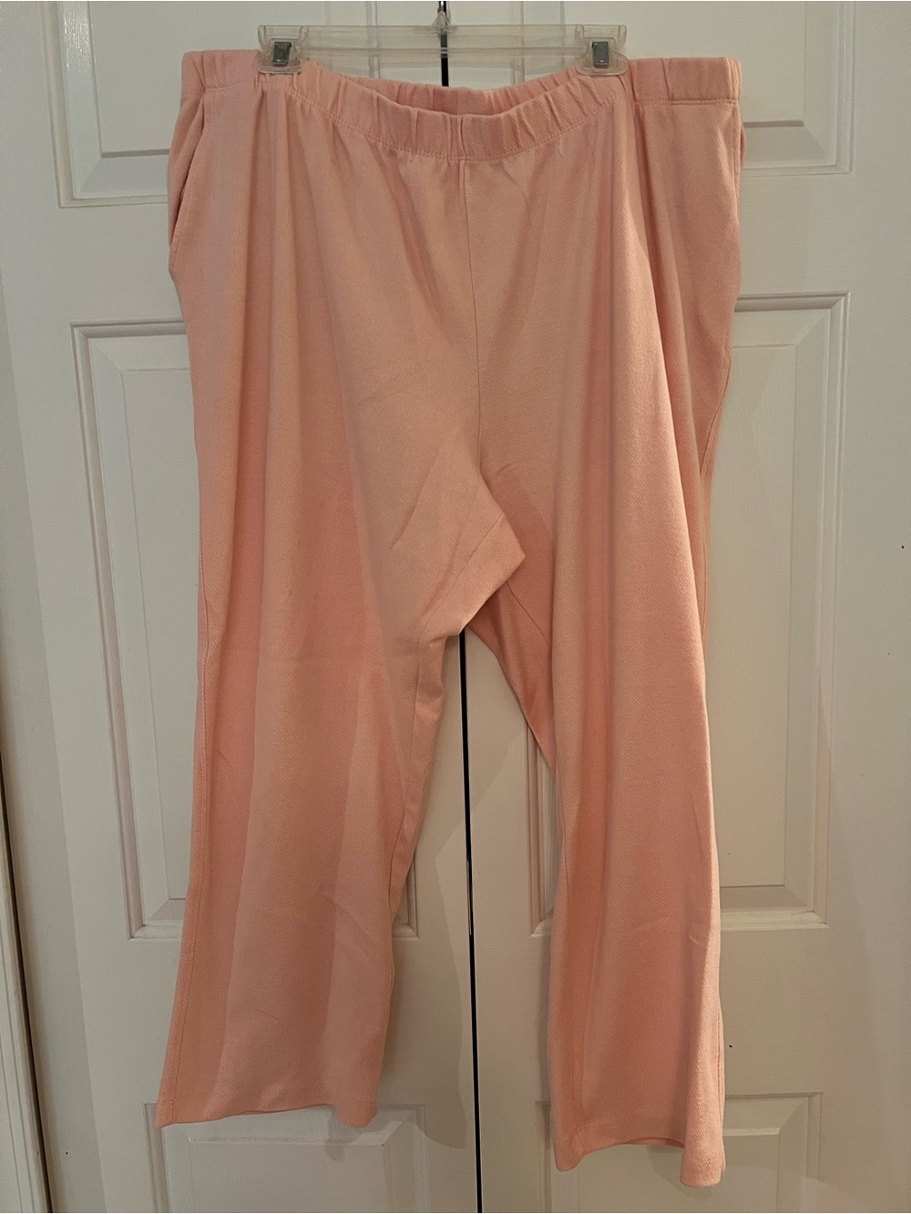 Lands' End Peach Pull-On Casual Pants Size 2X